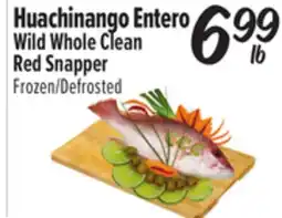 El Super Wild Whole Clean Red Snapper offer