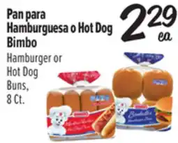 El Super Hamburger or Hot Dog Buns offer
