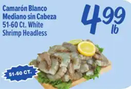El Super 51-60Ct. White Shrimp Headless offer
