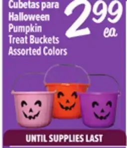 El Super Halloween Pumpkin Treat Buckets offer