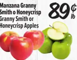 El Super Granny Smith or Honeycrisp Apples offer