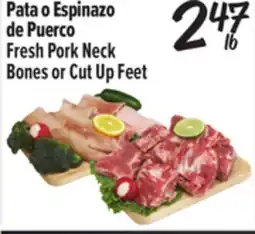 El Super Fresh Pork Neck Bones or Cut Up Feet offer