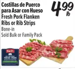 El Super Fresh Pork Flanken Ribs or Rib Strips Bone-in offer
