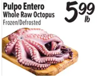 El Super Whole Raw Octopus offer