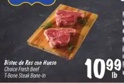 El Super Choice Fresh Beef T-Bone Steak Bone-In offer