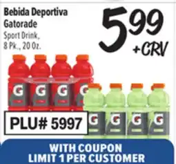 El Super Sport Drink offer