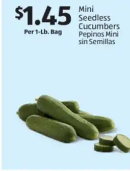Aldi Mini Seedless Cucumbers offer