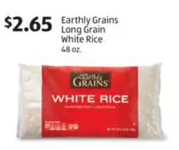 Aldi Earthly Grains Long Grain White Rice offer