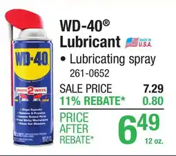 Menards WD-40 Lubricant offer