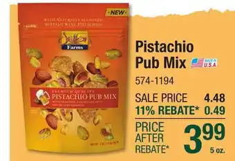 Menards Pistachio Pub Mix offer