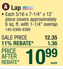 Menards Sherwin-Williams Prefinished Black Fox 5/16 x 7-1/4 x 12' Textured Allura Fiber Cement Lap Siding offer