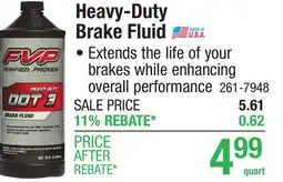 Menards Heavy-Duty Brake Fluid offer