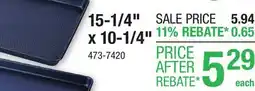 Menards 15-1/4 x 10-1/4 NON-STICK COOKIE SHEETS offer