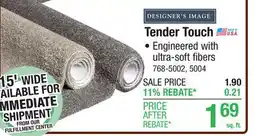 Menards Tender Touch offer