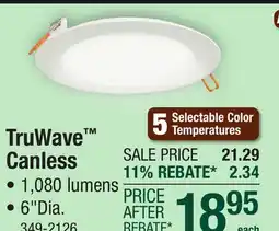 Menards TruWave Canless offer