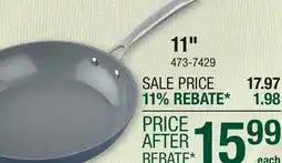 Menards 11 Forged Frying Pans offer