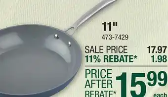 Menards 11 Forged Frying Pans offer