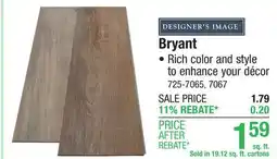 Menards DESIGNER'S IMAGE Bryant offer