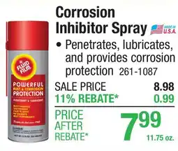 Menards Corrosion Inhibitor Spray offer