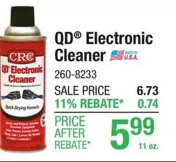 Menards CRC QD Electronic Cleaner - 11 oz offer