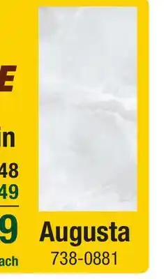 Menards Augusta offer