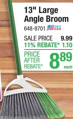 Menards 13 Large Angle Broom offer