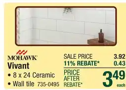 Menards MOHAWK Vivant offer