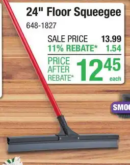 Menards Libman 24 Floor Squeegee with Handle offer