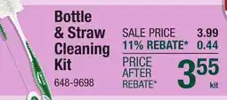 Menards Bottle & Straw Cleaning Kit offer
