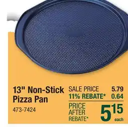 Menards 13 Non-Stick Pizza Pan offer