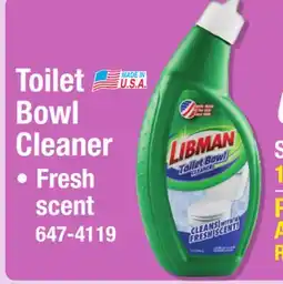 Menards Libman Fresh Scent Toilet Bowl Cleaner - 32 oz offer