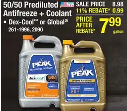 Menards Prediluted Antifreeze + Coolant offer