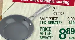 Menards 7 Forged Frying Pan offer