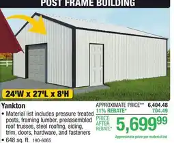 Menards Yankton offer