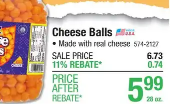Menards Cheese Balls offer