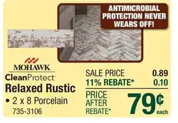 Menards MOHAWK Clean Proctect Relaxed Rustic offer