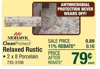 Menards MOHAWK Clean Proctect Relaxed Rustic offer
