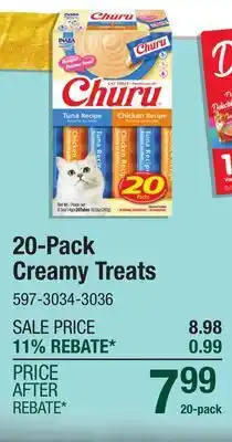 Menards 20-Pack Creamy Treats offer