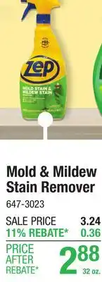 Menards Zep Mold & Mildew Stain Remover - 32 oz offer