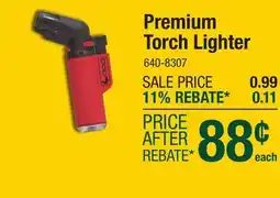 Menards Crocs Single Flame Torch Lighter offer