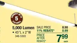 Menards 5,000 Lumen offer