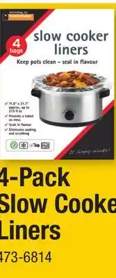 Menards 4-Pack Slow Cooke Liners offer