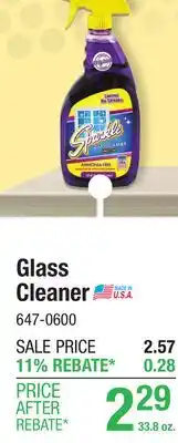 Menards Glass Cleaner offer