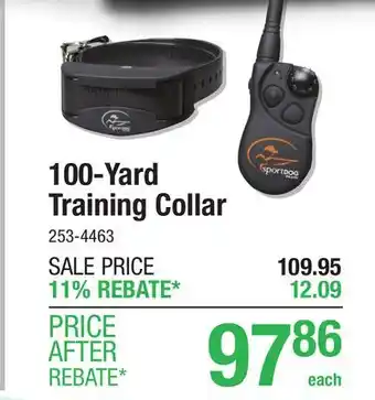 Menards 100-Yard Training Collar offer