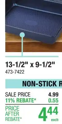 Menards 13-1/2 x 9-1/2 NON-STICK ROASTER PANS offer