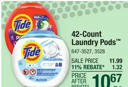 Menards 42-Count Laundry Pods offer