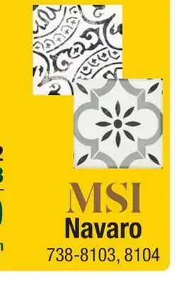 Menards Mohawk 8x8 Porcelain Navarro offer