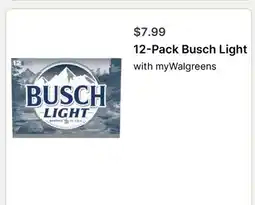 Walgreens 12-Pack Busch Light offer