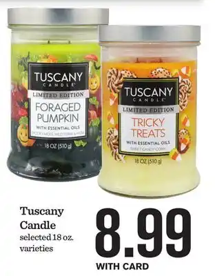 Mariano's Tuscany Candle offer