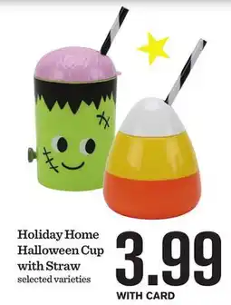 Mariano's Holiday Home Halloween Cup with Straw offer
